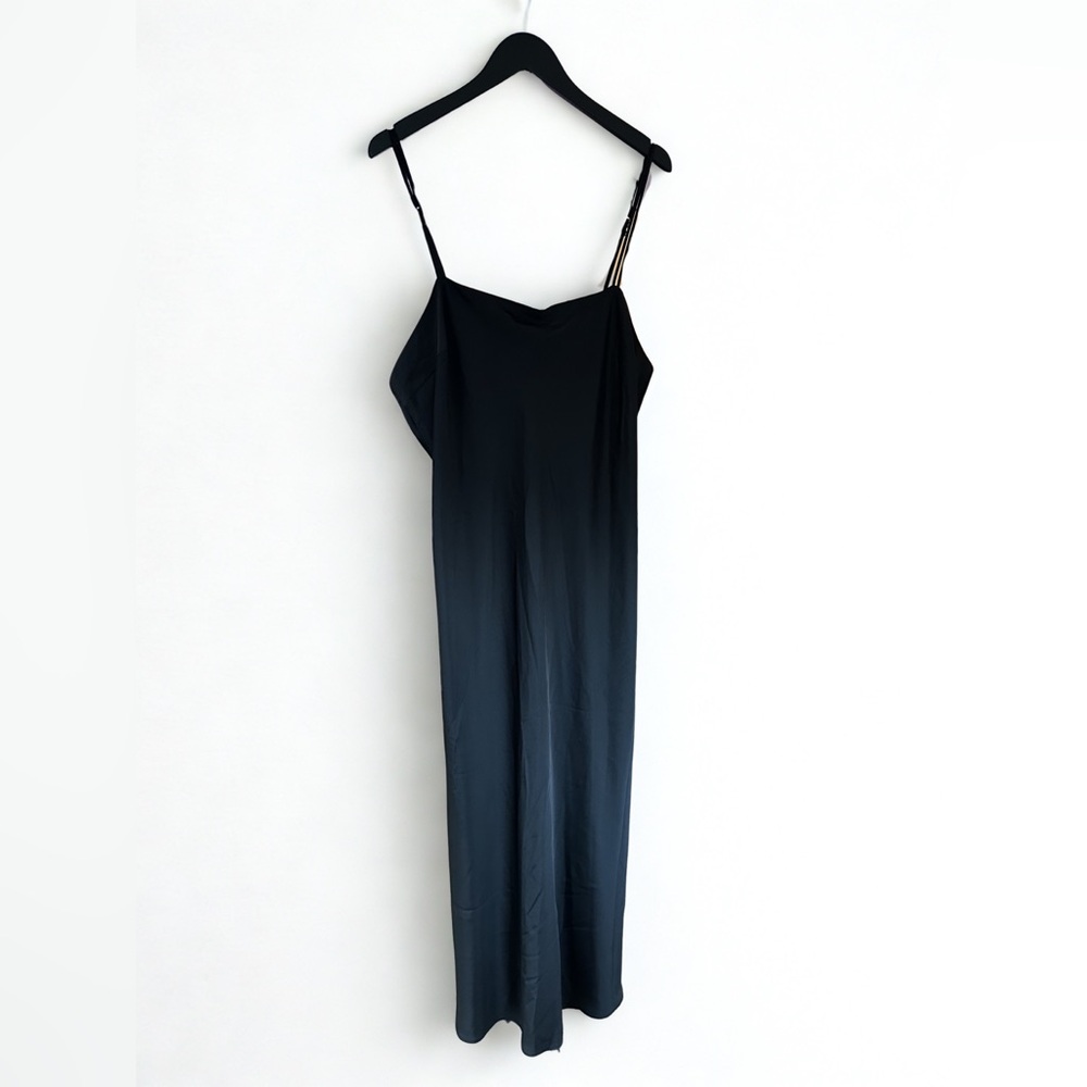 Abercrombie & Fitch Black Slip Midi Dress - Picture 5 of 8